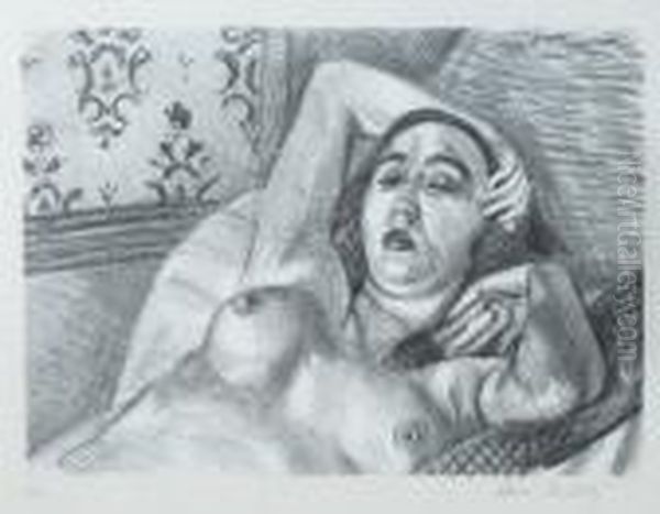 Le Repos Du Modele (d.416.i/ii) Oil Painting by Henri Matisse