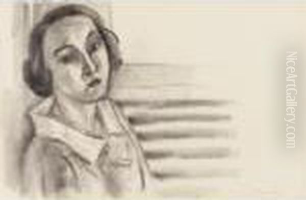 Jeune Femme Pres De La Fenetre Oil Painting by Henri Matisse