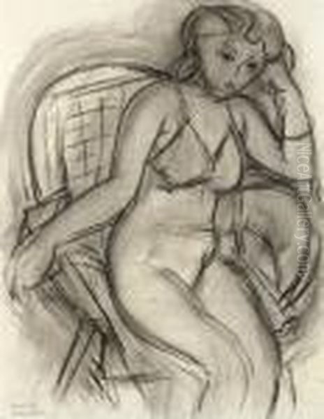 Jeune Femme Assise Oil Painting by Henri Matisse