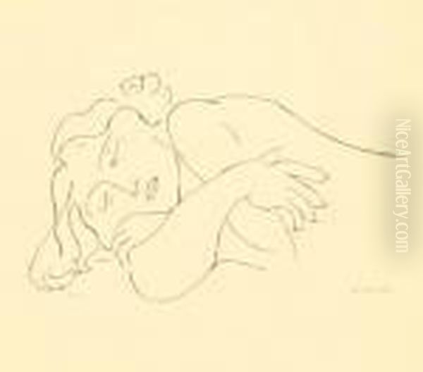 Femme Couche Oil Painting by Henri Matisse