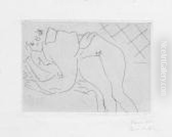 Figure Lisant Oil Painting by Henri Matisse