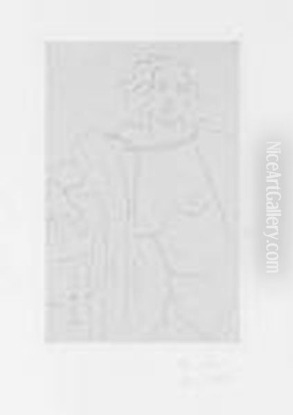 Figure Assise, Le Bras Droit Appuye Sur Une Table. 1929 Oil Painting by Henri Matisse