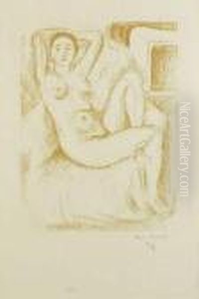 Nu Au Fauteuil. 1925 Oil Painting by Henri Matisse