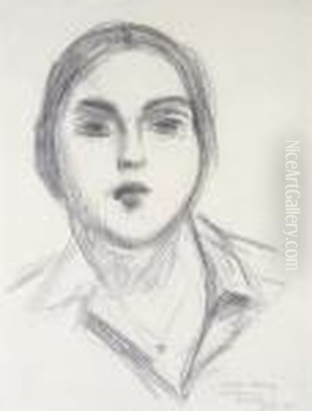 Portrait De Doussia Retinsky Oil Painting by Henri Matisse