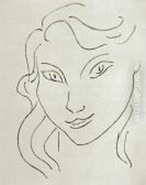 S.l., La Bibliotheque Francaise, S.d. (1947) Oil Painting by Henri Matisse