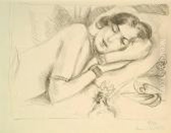 Figure Endormie Aux Babouches Oil Painting by Henri Matisse