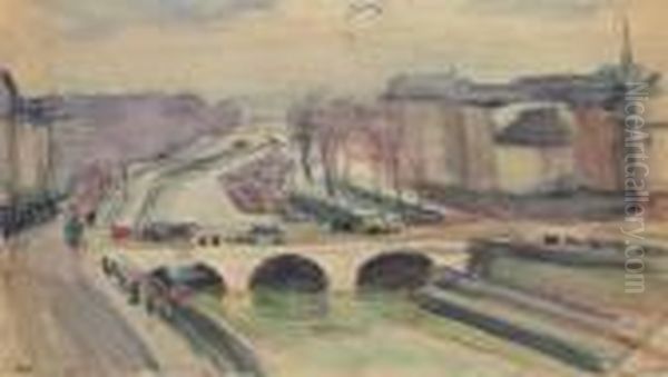 Le Pont Saint-michel Oil Painting by Henri Matisse