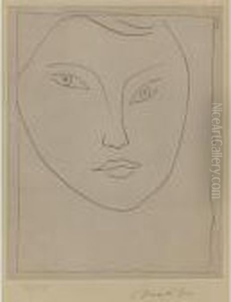 Portrait De Claude D. (d. 585) Oil Painting by Henri Matisse