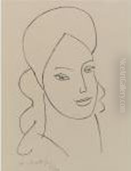 Catherinette (d. 618; See D. Bks 81) Oil Painting by Henri Matisse