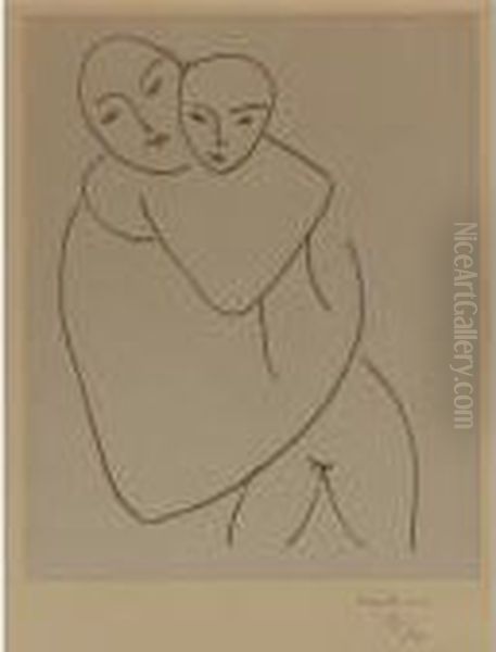 Vierge Et Enfant (d. 649) Oil Painting by Henri Matisse