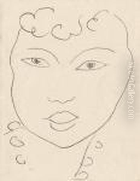 Carmen De Face Oil Painting by Henri Matisse