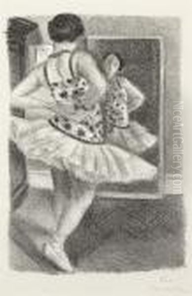 Danseuse Refletee Dans La Glace (d. 490) Oil Painting by Henri Matisse