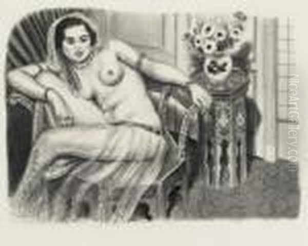 Hindoue A La Jupe De Tulle (d. 510) Oil Painting by Henri Matisse