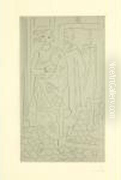 Le Reflet Dans La Glace (d. 116) Oil Painting by Henri Matisse