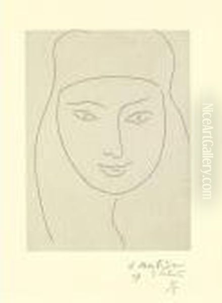 Une Religieuse A L'expression Candide (d. 277) Oil Painting by Henri Matisse