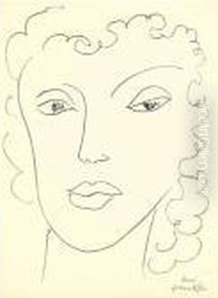 Haitienne (d. 567) Oil Painting by Henri Matisse