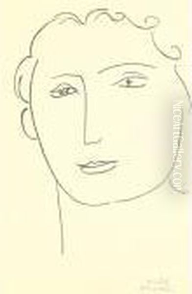 Marguerite Vi (d. 575) Oil Painting by Henri Matisse