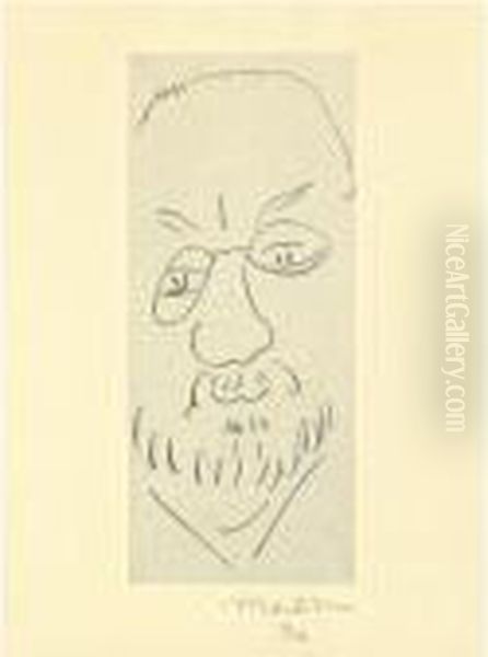 Autoportrait (d. 579) Oil Painting by Henri Matisse