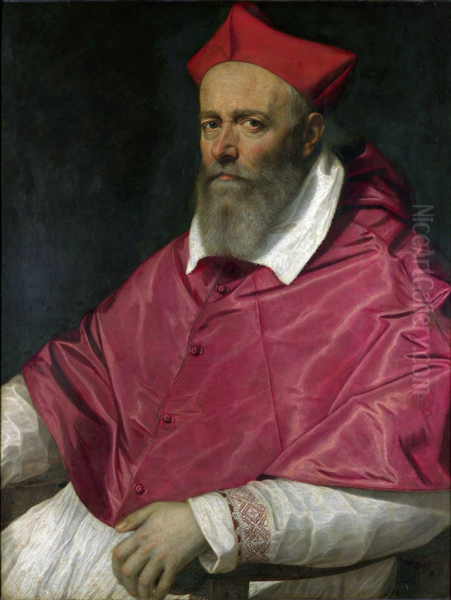 Portrait of a Cardinal Oil Painting by Scipione Pulzone