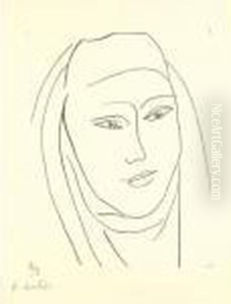 Lettres Portugaises (d. 590) Oil Painting by Henri Matisse