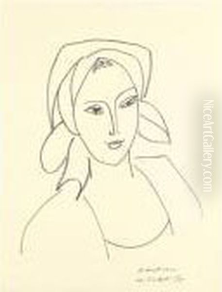 Catherinette (d. 619) Oil Painting by Henri Matisse