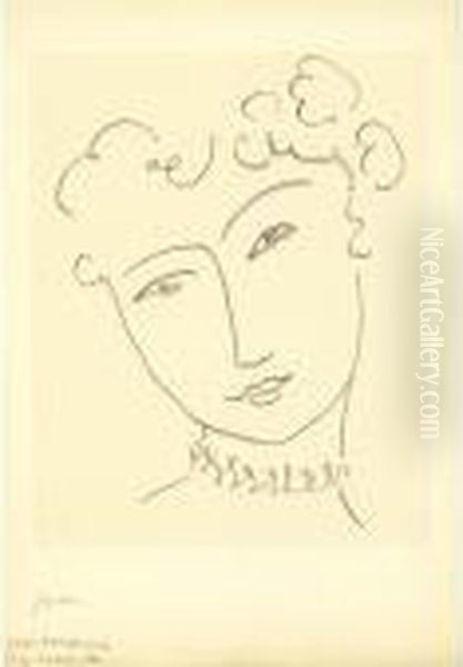 La Pompadour (d. 664) Oil Painting by Henri Matisse