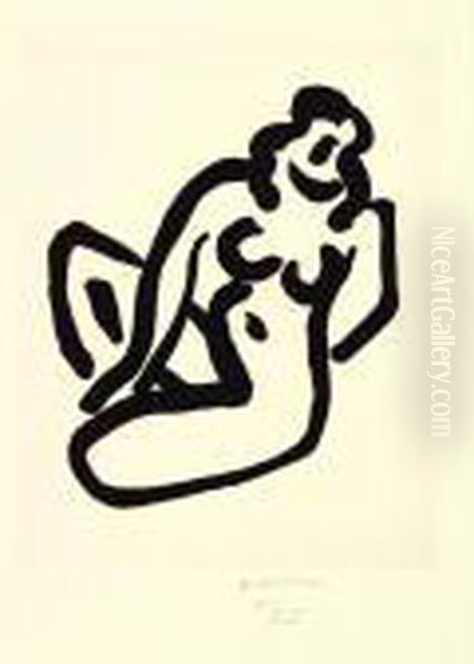 Nu Accroupi I (d. 781) Oil Painting by Henri Matisse