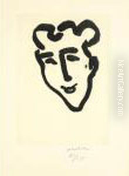 Masque Aigu (d. 791) Oil Painting by Henri Matisse