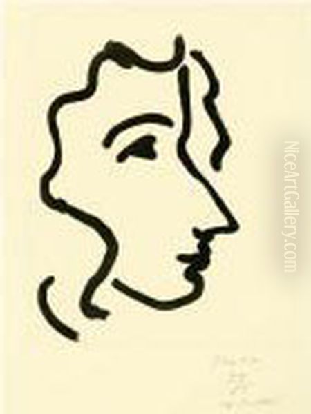 Nadia Au Profil Aigu (d. 810) Oil Painting by Henri Matisse