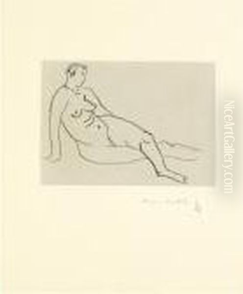 Nu Au Collier Oil Painting by Henri Matisse