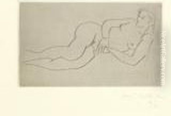 Nu Couche (d. 110) Oil Painting by Henri Matisse