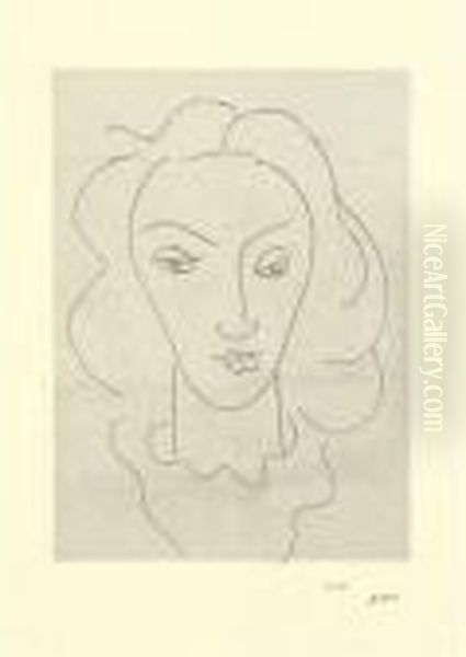 Jeune Femme Avec Un Plastron De Lingerie Oil Painting by Henri Matisse