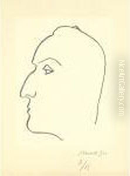 Henry De Montherlant (d. 538) Oil Painting by Henri Matisse