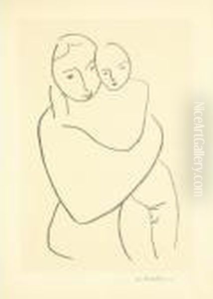 Vierge Et Enfant Oil Painting by Henri Matisse