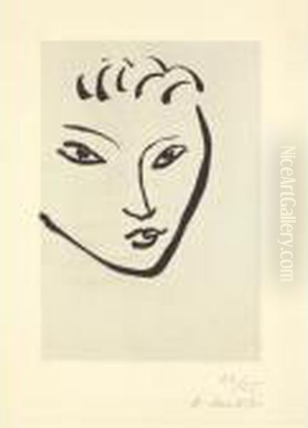 Tete De Jeune Garcon. Masque Oil Painting by Henri Matisse
