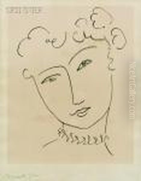 La Pompadour Oil Painting by Henri Matisse