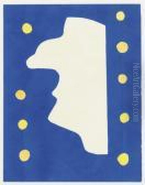 Monsieur Loyal Iii, From Jazz (see D. Books 22) Oil Painting by Henri Matisse