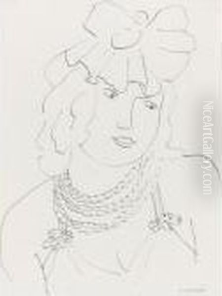 Femme Aux Colliers Oil Painting by Henri Matisse