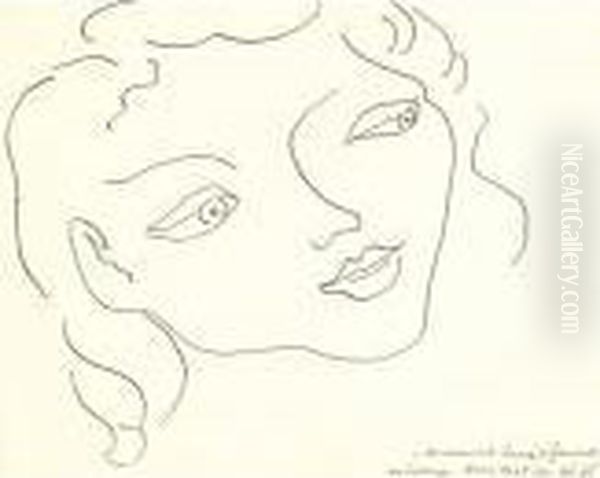 Portrait De Femme Oil Painting by Henri Matisse