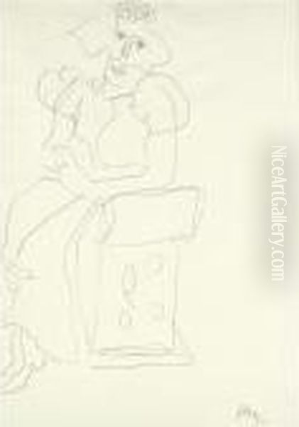 Femme A La Voilette Assise Sur Un Siege Africain Oil Painting by Henri Matisse