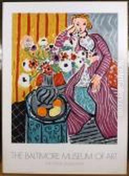 Purple Robe / The Baltimore Museum Oil Painting by Henri Matisse