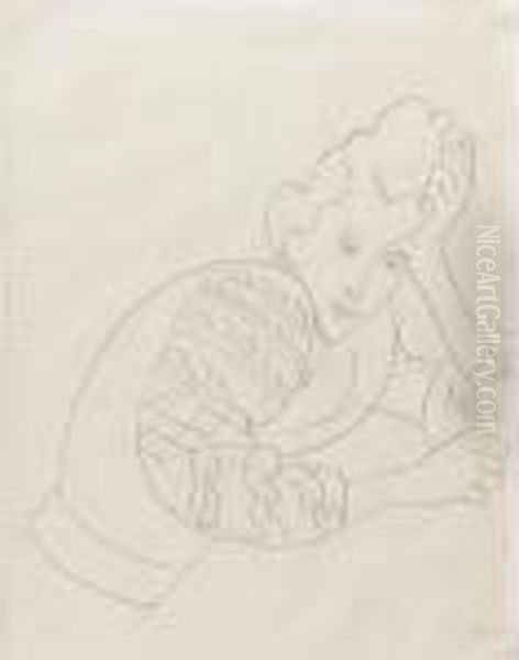 Jeune Femme Accoudee A La Blouse Roumaine Oil Painting by Henri Matisse