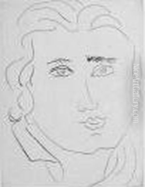 Tete De Jeune Fille Aux Sourcils Rectangulaires Oil Painting by Henri Matisse