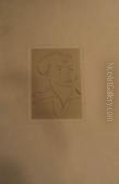 Josette Gris Au Col ?conventionnel?. 1914-1915. Oil Painting by Henri Matisse