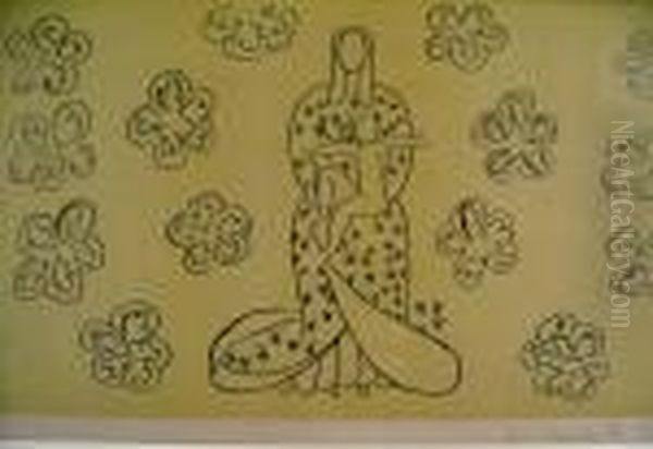 Vierge Et L Oil Painting by Henri Matisse