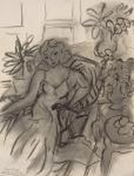 Femme Au Fauteuil Oil Painting by Henri Matisse