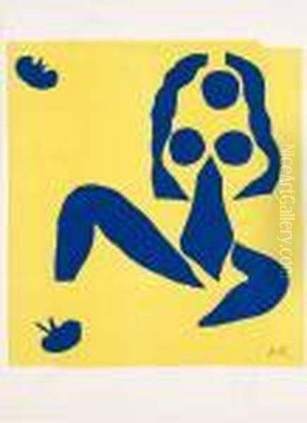 Matisse, Nu Bleu Oil Painting by Henri Matisse