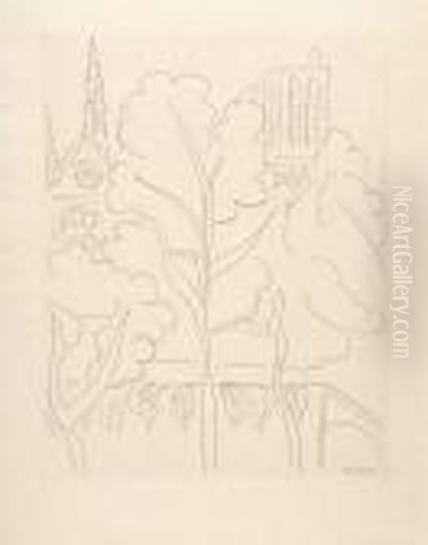 La Cite - Notre-dame. Oil Painting by Henri Matisse