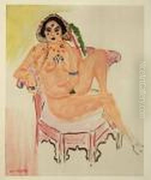 After. Nu Oil Painting by Henri Matisse