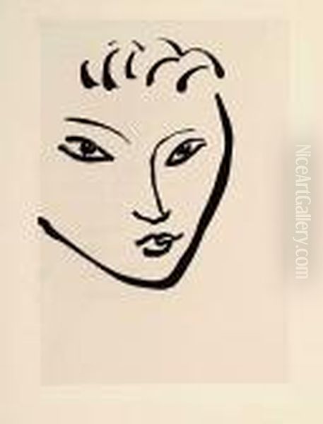 Tete De Jeune Garcon. Masque Oil Painting by Henri Matisse